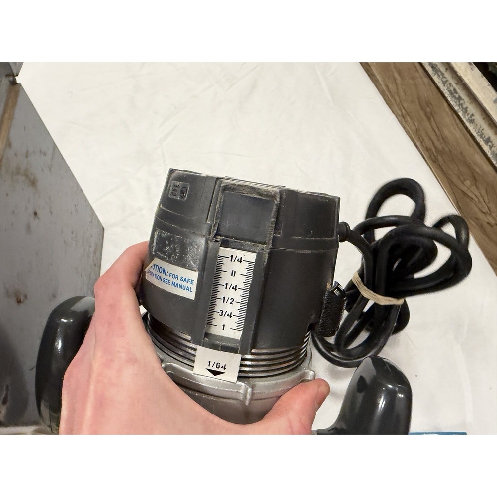 Skil 295 Router 22,500 RPM 5.5 AMPS Tested Lot Of 20+ Router Bits Metal Case - Picture 3 of 15